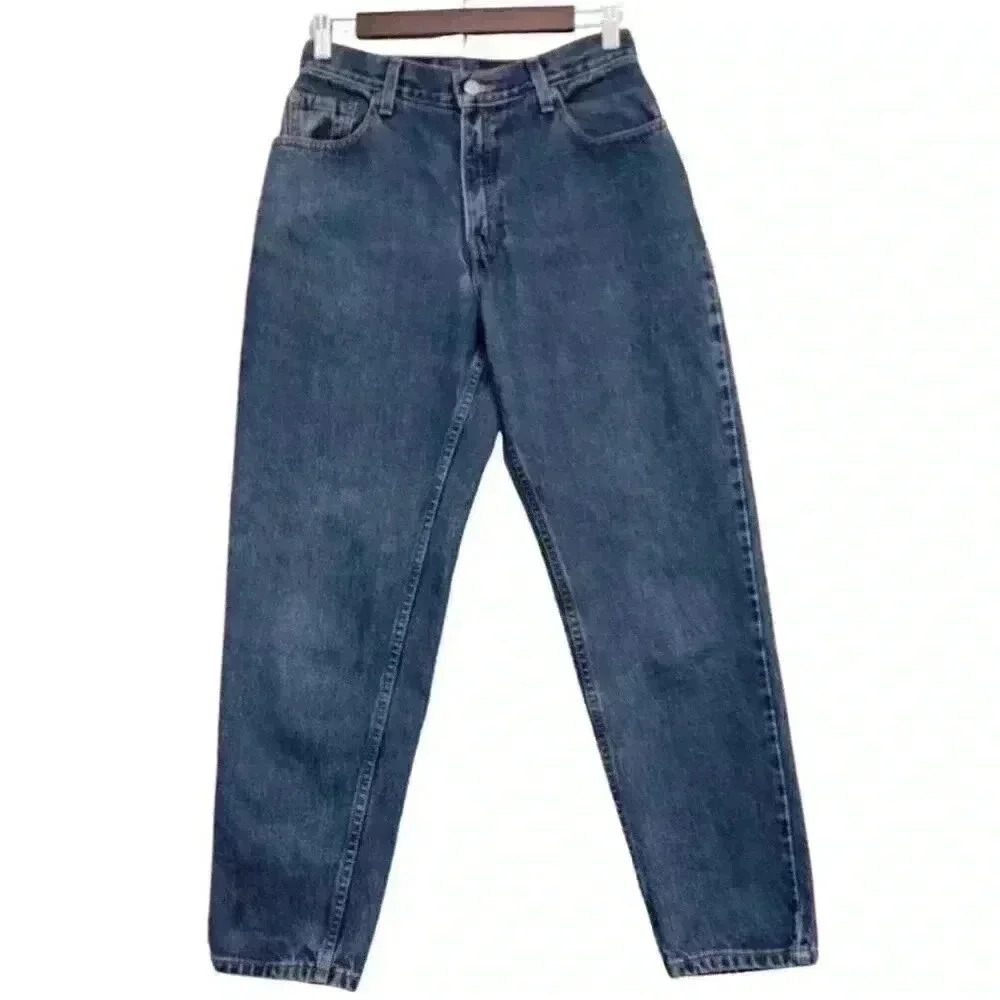 Vintage Y2K Levi's 550 Jeans Size 8 Petite Classic Relaxed Fit Tapered Leg Baggy